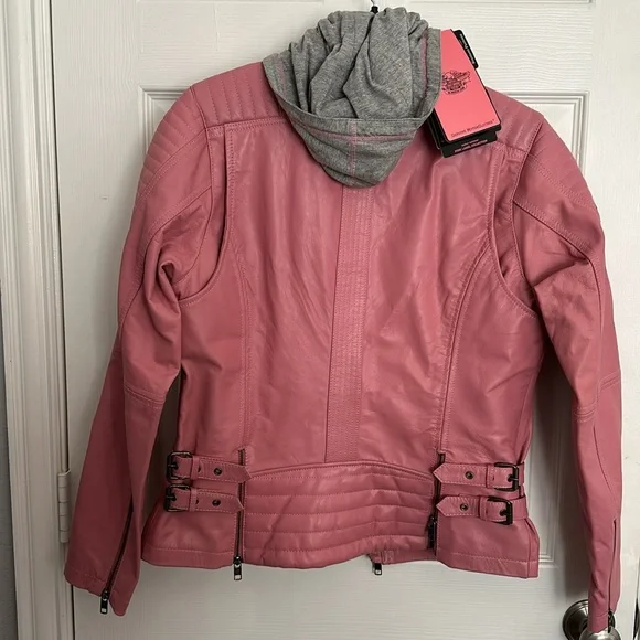 **RARE** Harley-Davidson Pink Leather Jacket Pink Label Collection - Picture 4 of 11